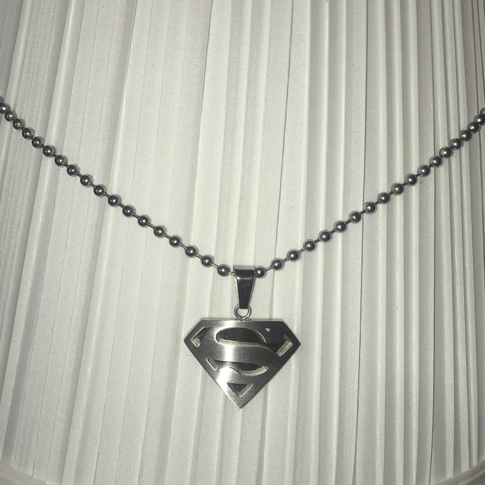 Superman Stainless Steel Necklace